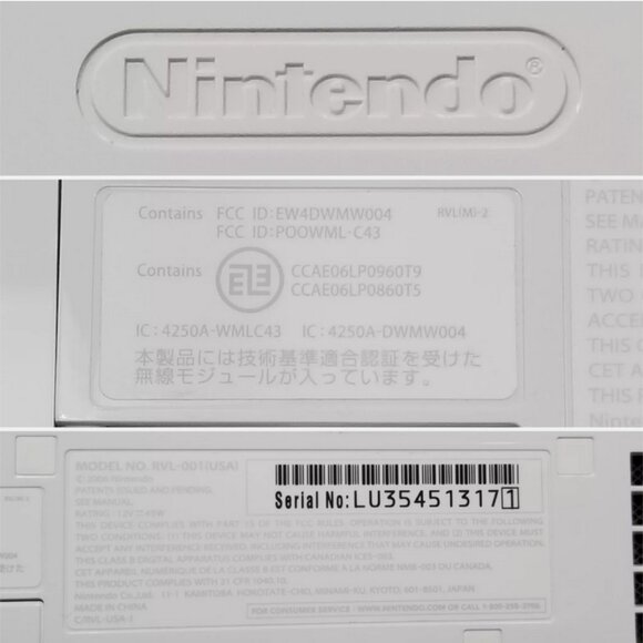 NINTENDO Wii Console RVL-001 & 4 Installed Games ONLY 6000E1M - Picture 6 of 11